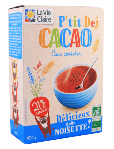 Cacao petit déjeuner bio