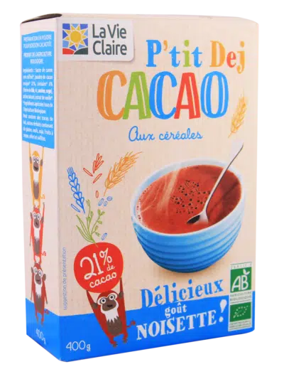 Cacao petit déjeuner bio