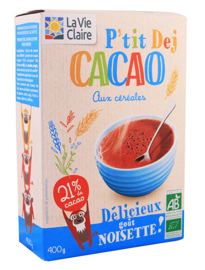 Cacao petit déjeuner bio