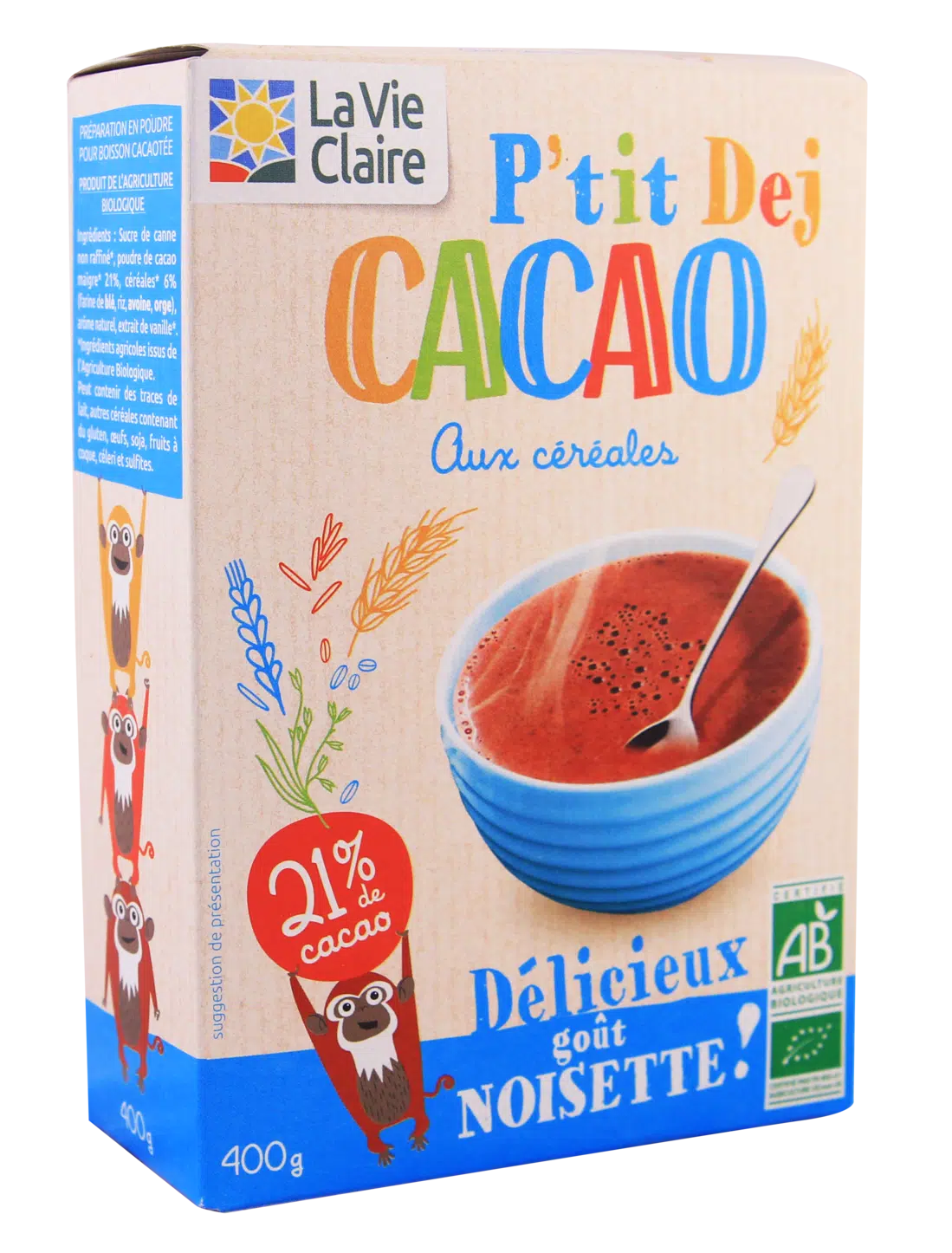 Cacao petit déjeuner bio