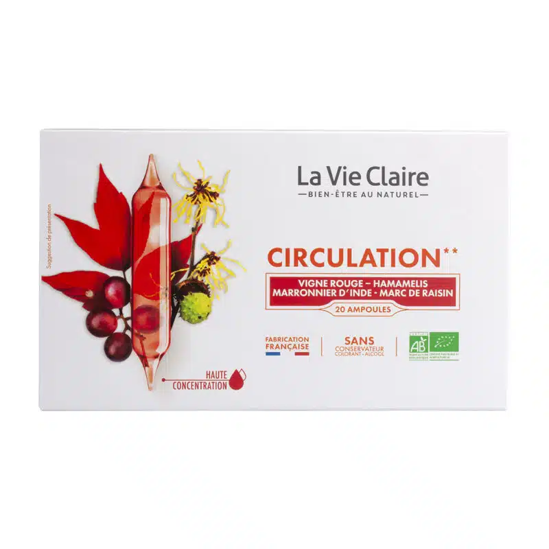 Circulation - 20 ampoules bio