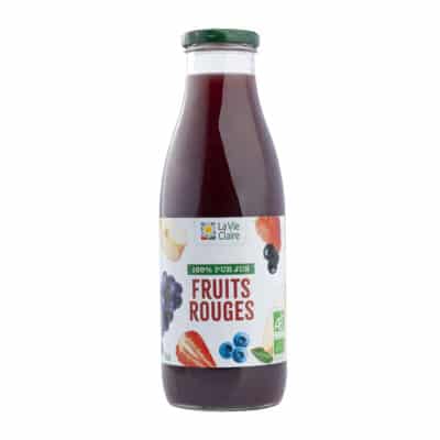 Pur jus fruits rouges bio.