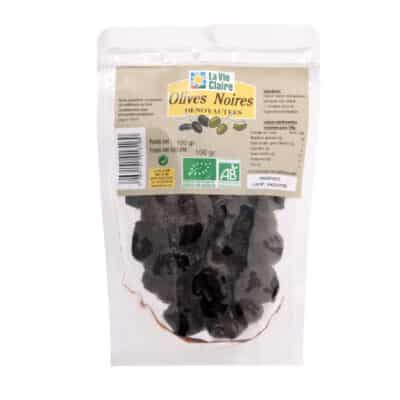 Olives noires dénoyautées bio