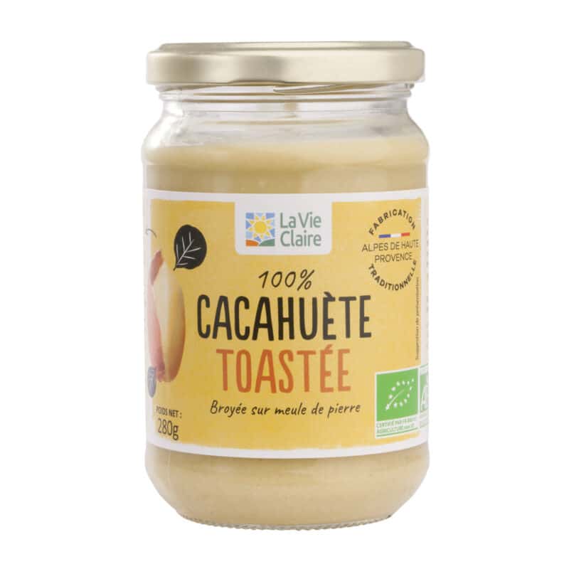 Purée de cacahuètes toastées bio