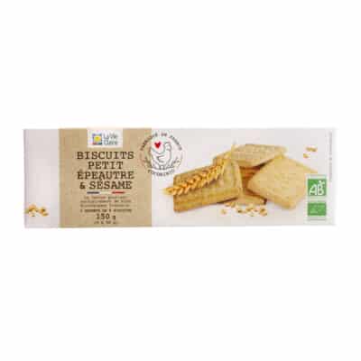 Biscuits au petit epeautre et au sésame bio