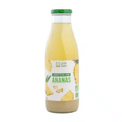 Pur jus ananas 75cl bio.