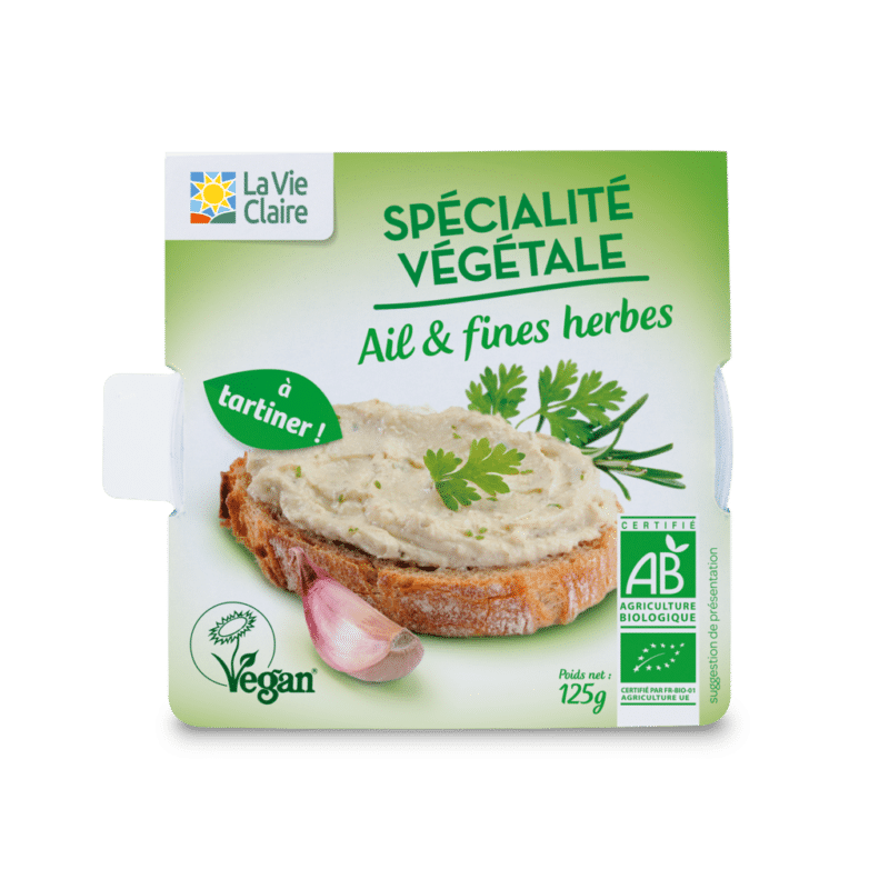 Tartinable ail et fines herbes bio