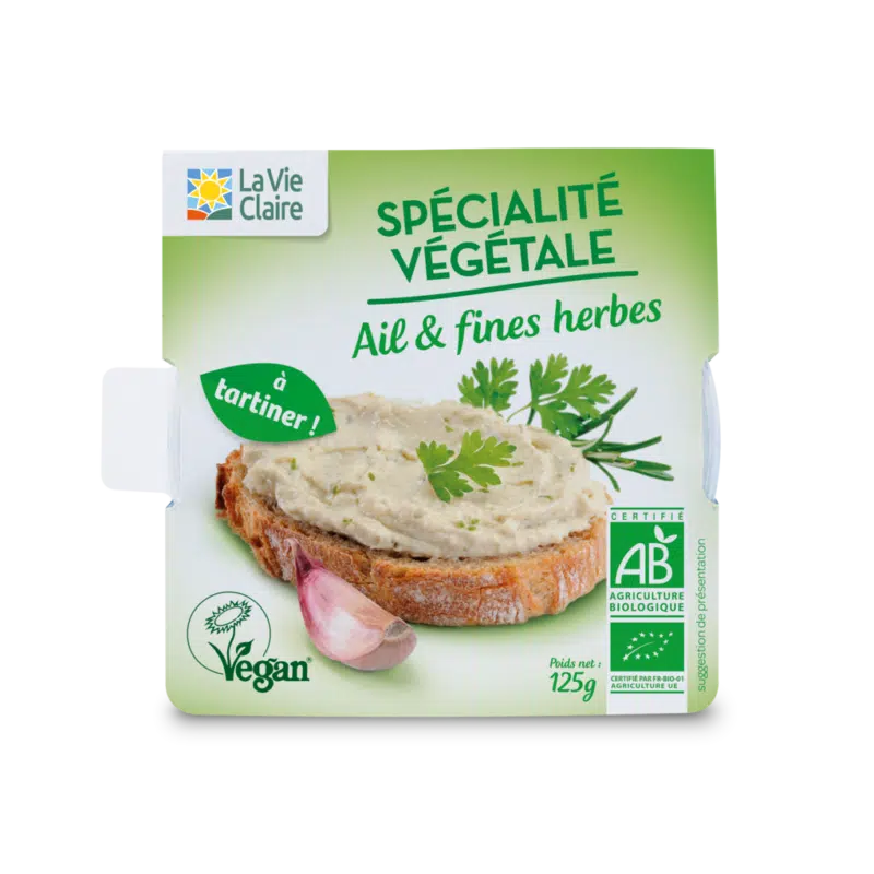 Tartinable ail et fines herbes bio