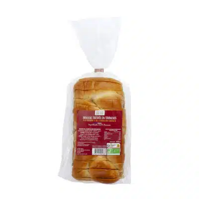 Brioche tréssée pur beurre tranchée bio