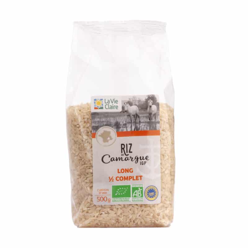 Riz long demi-complet de Camargue bio