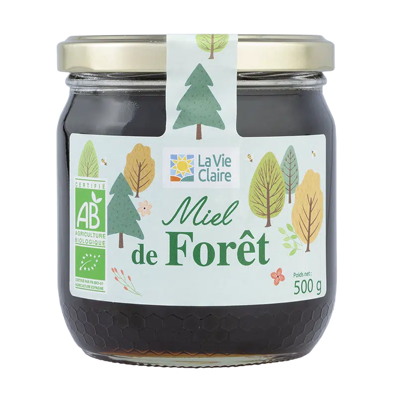 Miel de forêt d'Espagne biologique.