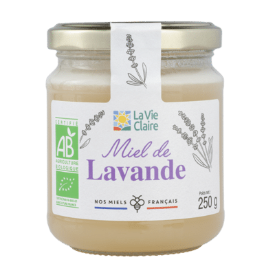 Miel de lavande de France biologique.