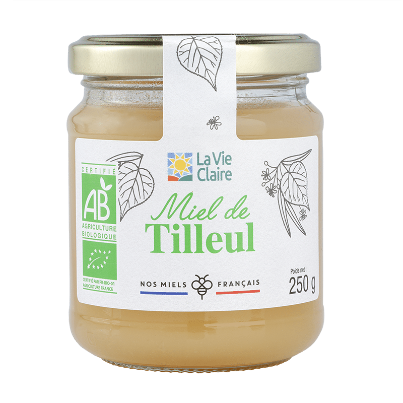 Miel de tilleul de France biologique.