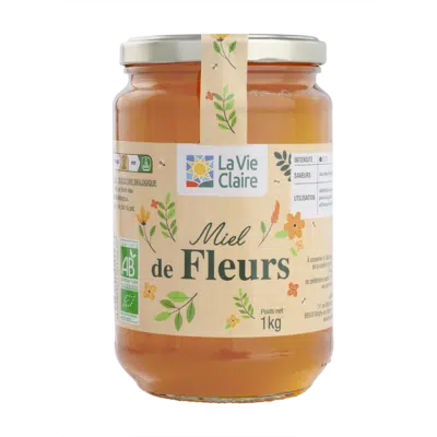 Miel de fleurs liquide bio