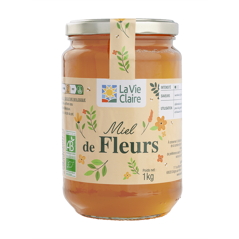 Miel de fleurs liquide bio