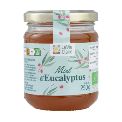 Miel d'eucalyptus UE bio.