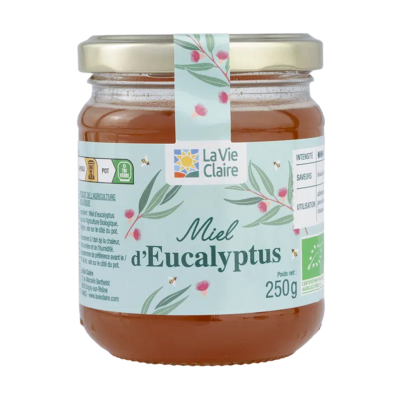 Miel d'eucalyptus UE bio.