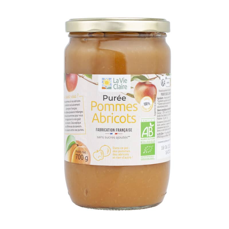 Purée pomme abricot bio...