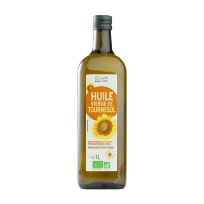 Huile de tournesol vierge biologique