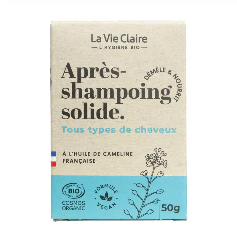 Après shampoing solide