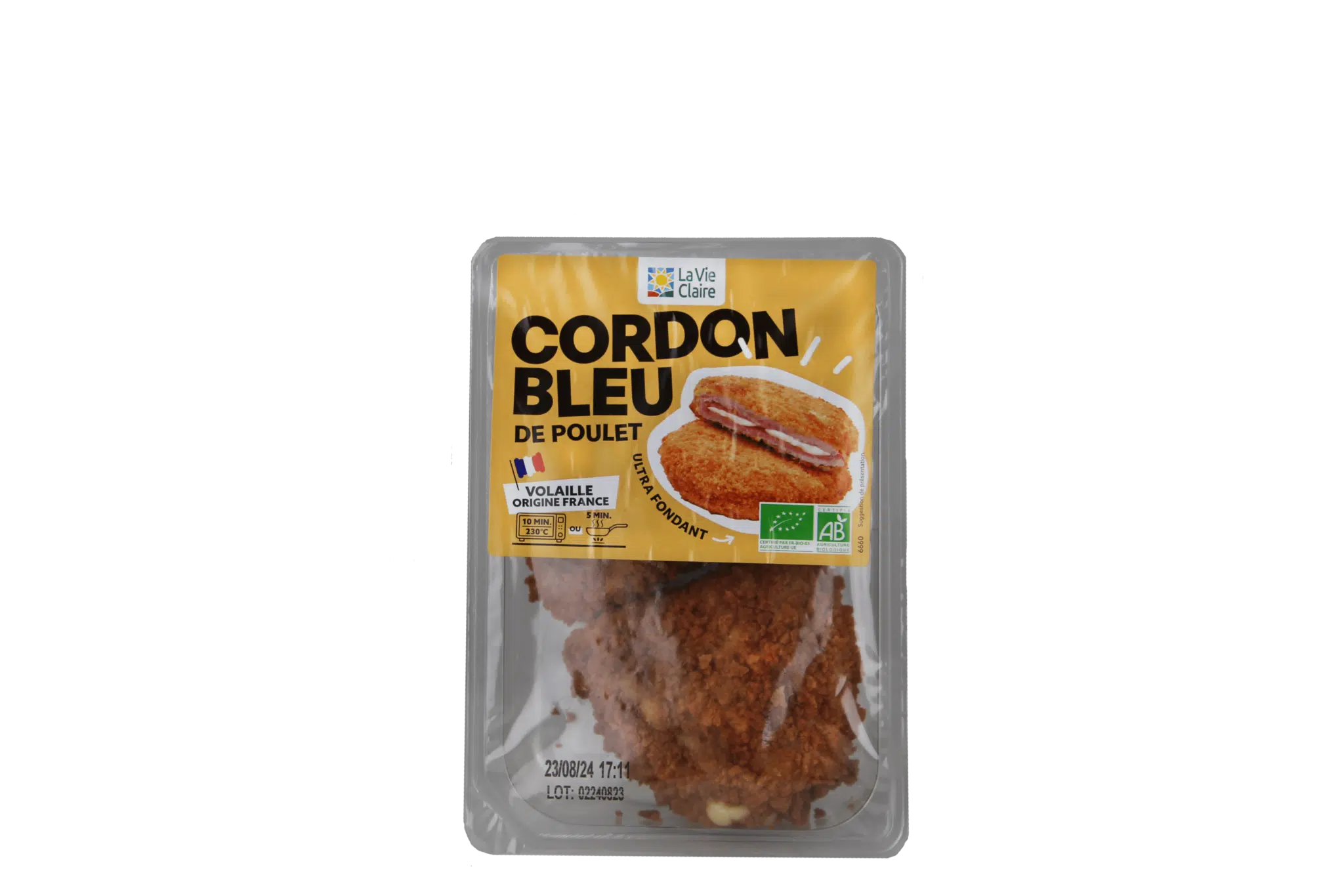 Cordon bleu de poulet bio
