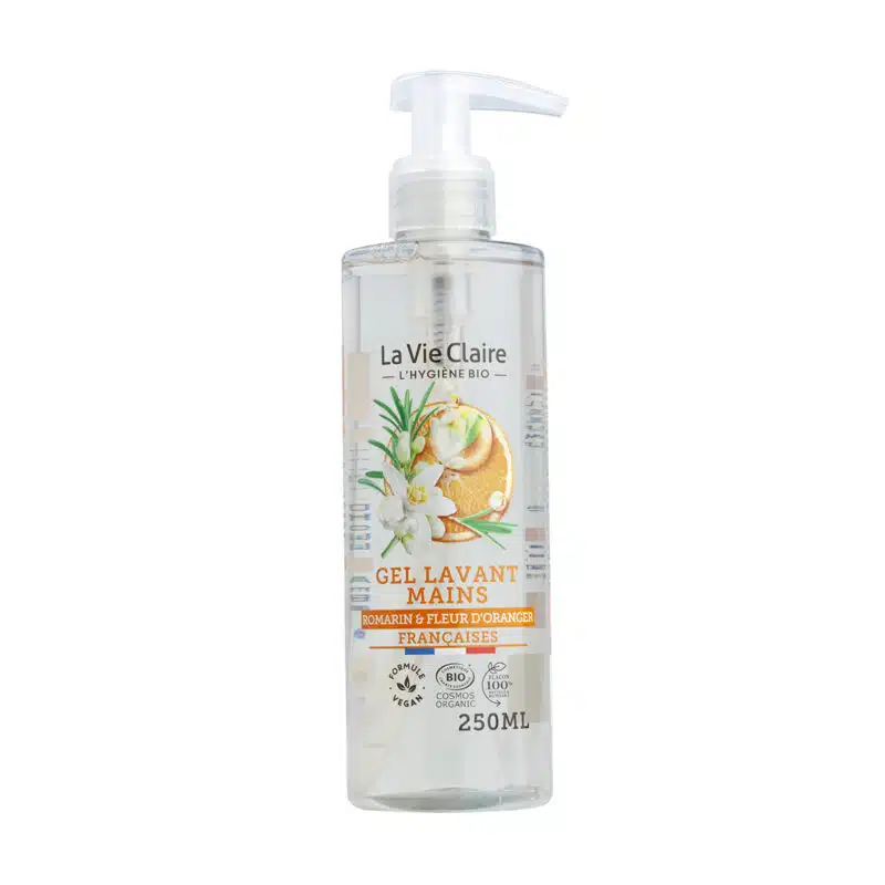 Gel lavant fleur d'oranger.