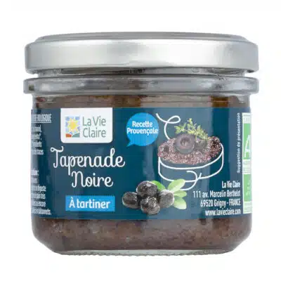 Tapenade noire bio.