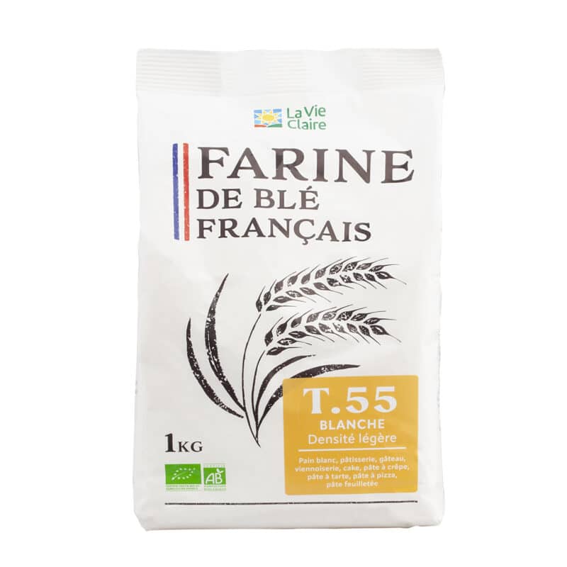 Farine de ble T55 bio.