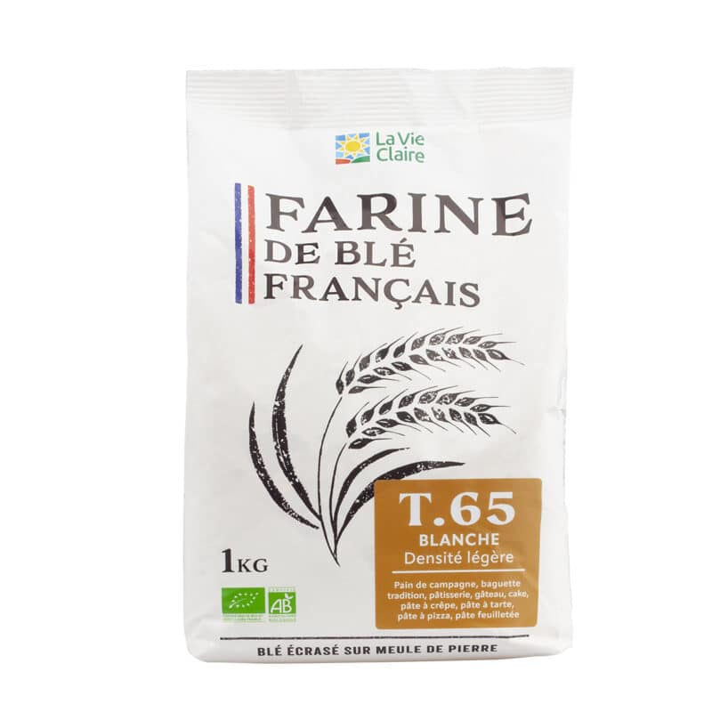 Farine de ble T65 bio.