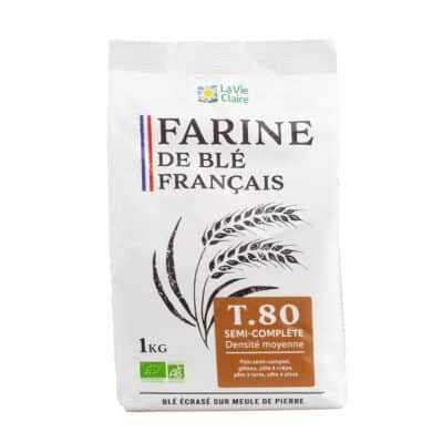 Farine de ble T80 bio.