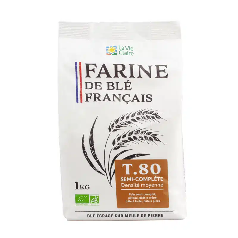 Farine de ble T80 bio.