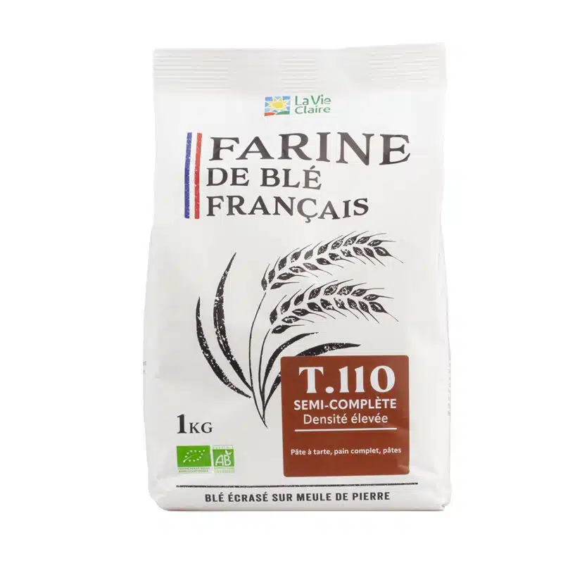 Farine de ble T110 bio.