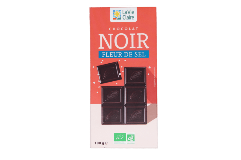 Tablette chocolat noir 66% sel bio