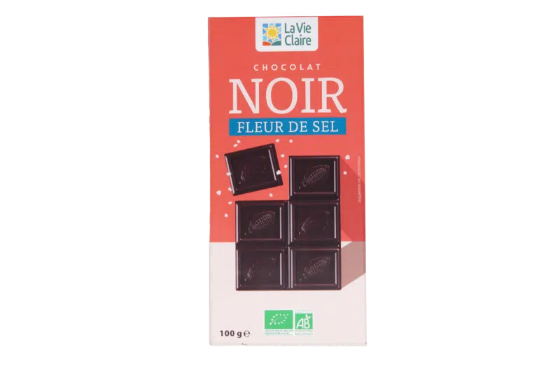 Tablette chocolat noir 66% sel bio