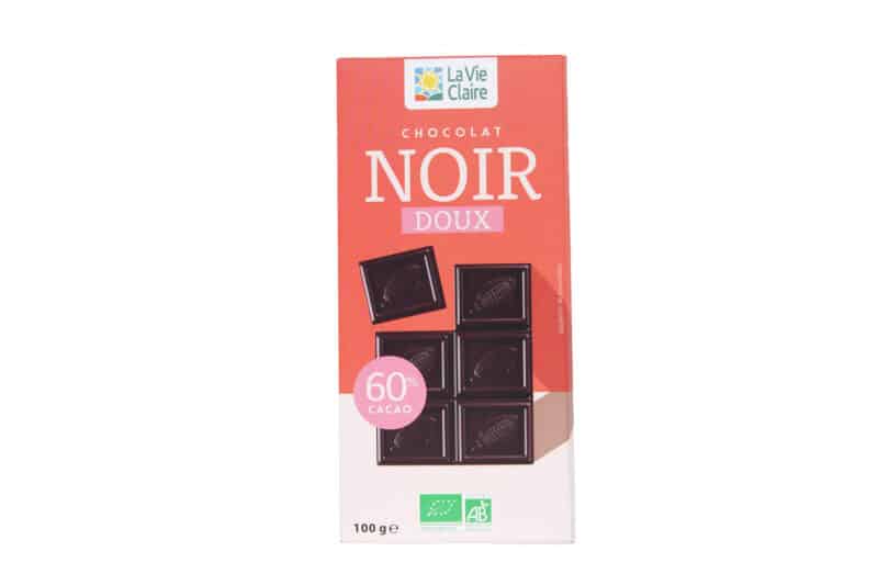 Tablette chocolat noir 60% bio