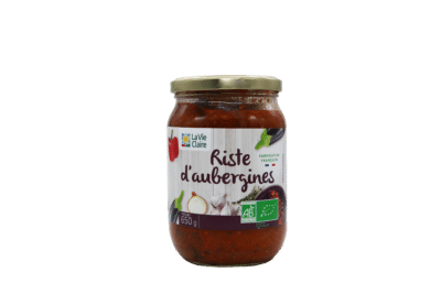 Riste d'aubergines 650g.