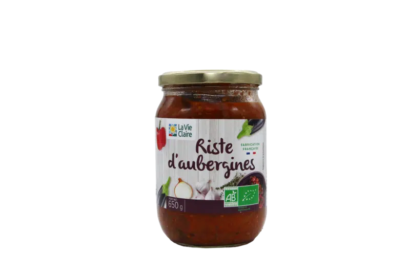 Riste d'aubergines 650g.