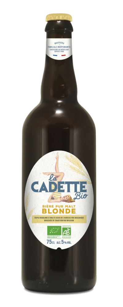 Bière cadette blonde bio