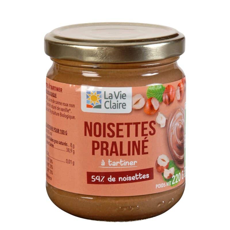 Praliné de noisette bio