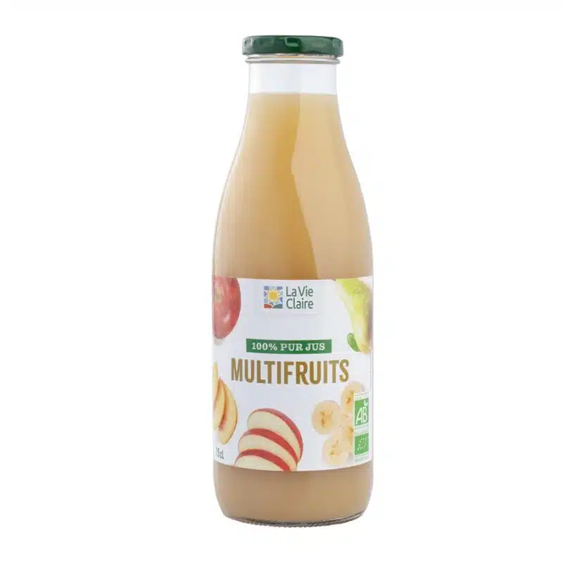 Pur jus multifruits bio.