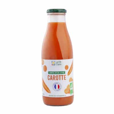 PUR JUS DE CAROTTE BIOLOGIQUE d'origine France 75CL...