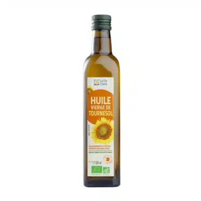 Huile de tournesol vierge biologique