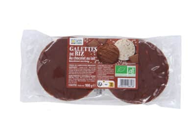 Galettes de riz chocolat au lait bio