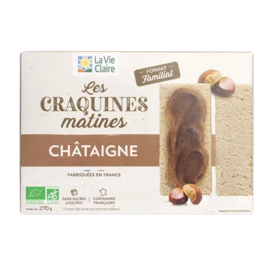 Tartines craquantes châtaigne 270g