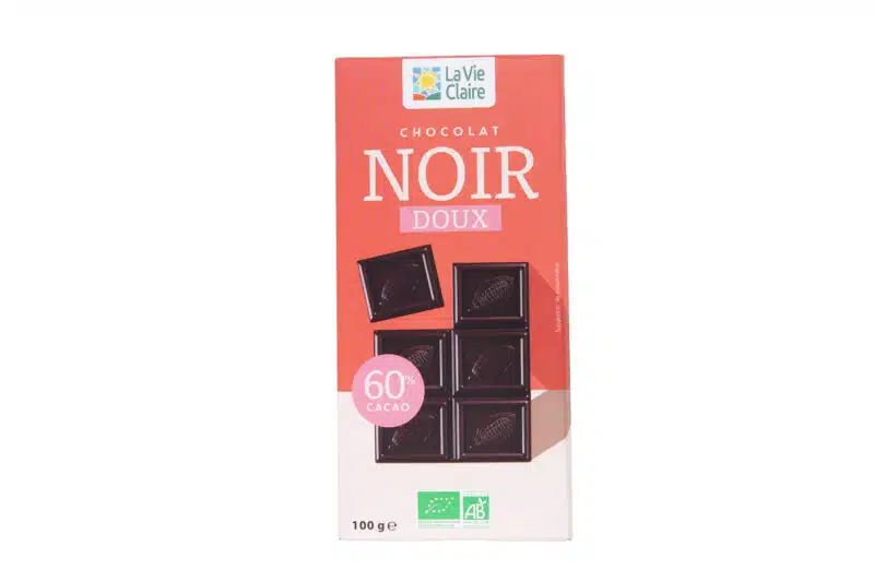 Tablette chocolat noir 60% bio