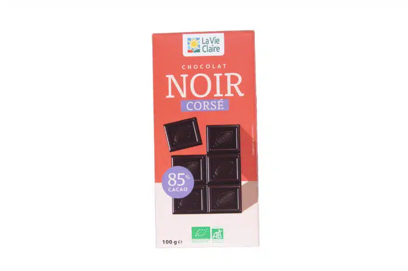 Tablette chocolat noir 85% bio