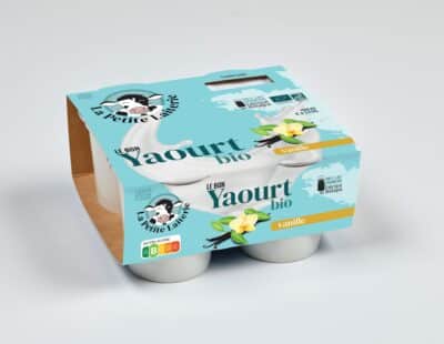 Yaourt ½ écrémé vanille bio