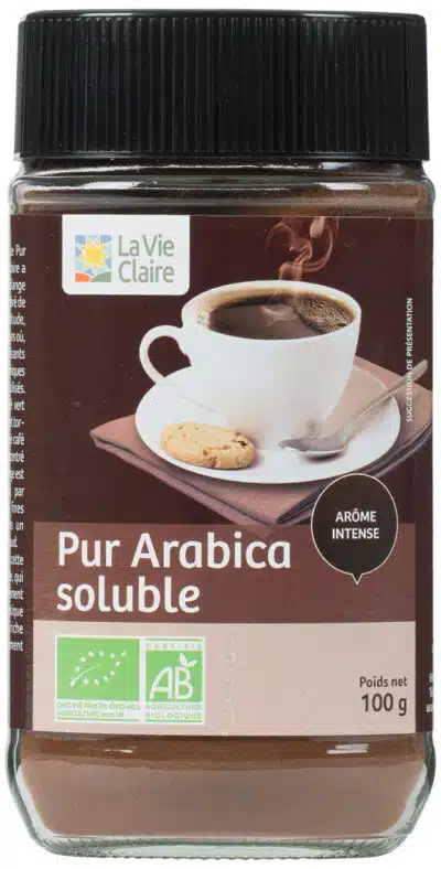 Café soluble Pur Arabica bio