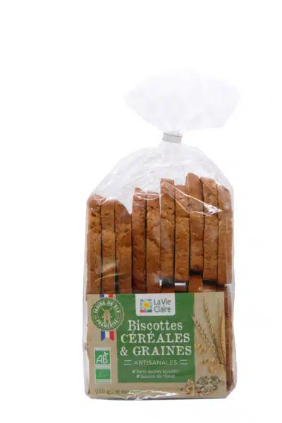 Biscotte céréales et graines