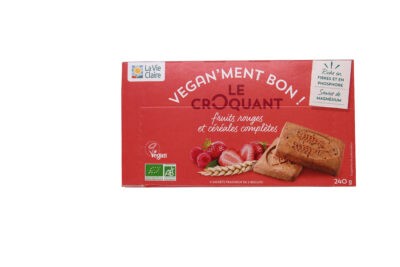 Biscuits vegan à l'avoine et aux fruits rouges bio